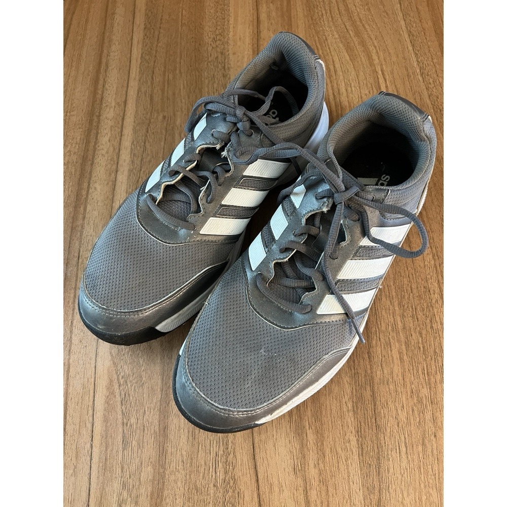 Adidas Tech Response 2.0 Gray Silver Mens Golf Shoes US Size 9.5‎ Lace Up